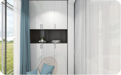 Wardrobe panel scene